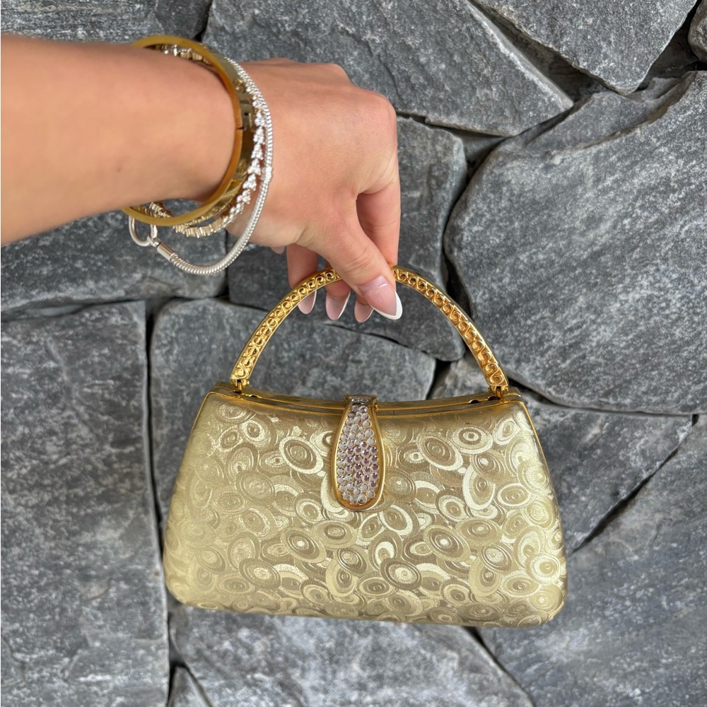 Elegant Gold Handbag